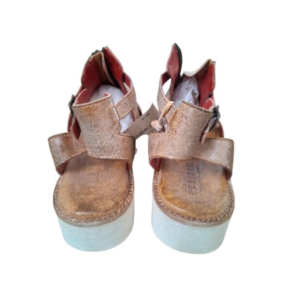 Bed-Stu Chunky Platform Womens size 11 Preppy Resortwear Leather Clancy Sandals - Picture 4 of 11